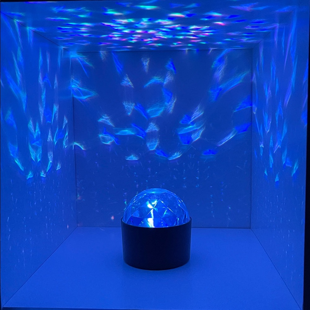 Flashing Dome Light Disco Geometric Retro Fun Multicolor Night Party Decoration